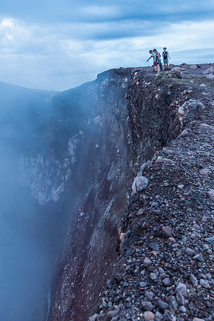 Telica Volcano Crater
