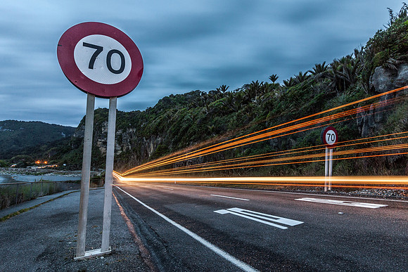 Cars Speeding By