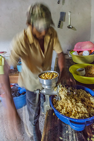 Grinding Corn