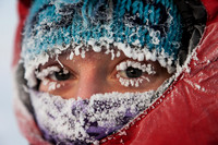 Frosty Eyelashes, Antarctica