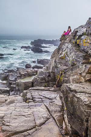 Foggy Coastline
